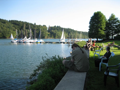 .Pause am See, Schwimmen , Wandern , Ausruhen.....