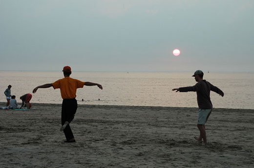 Tai Chi zum Sonnenuntergang 2