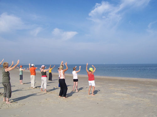 Tai Chi mit Blick zur Norsee